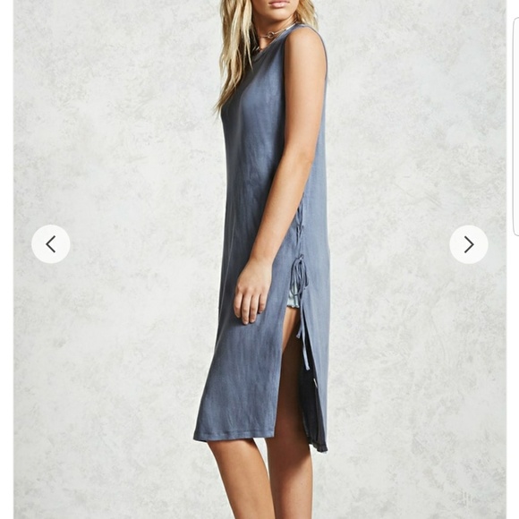 Side Lace Up Tunic Versatile Fasion Staple - Picture 3 of 4